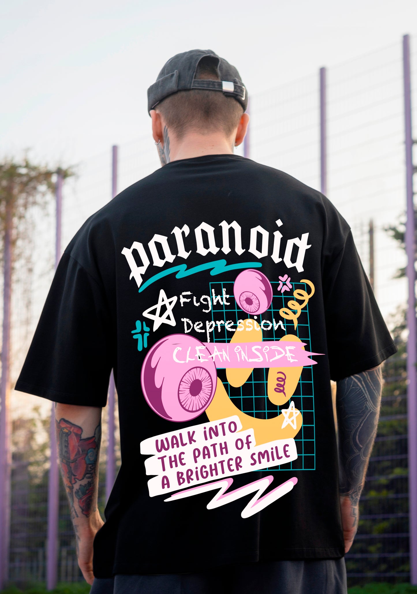 Mens Paranoid OverSize T-Shirts