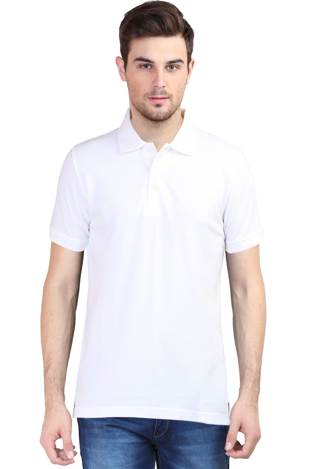 CrayLyf Mens Half Polos Solid T-shirt