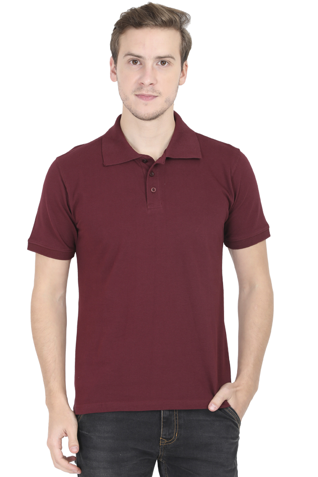 CrayLyf Mens Half Polos Solid T-shirt