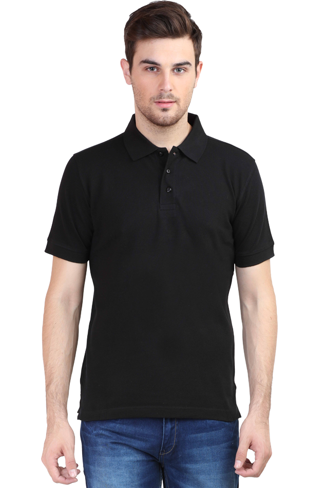 CrayLyf Mens Half Polos Solid T-shirt