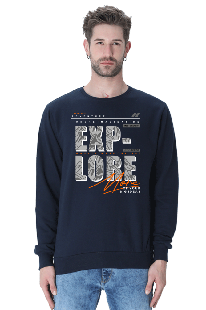 Printed Sweatshirt For Mens