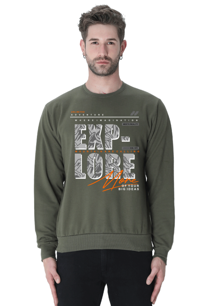 Printed Sweatshirt For Mens