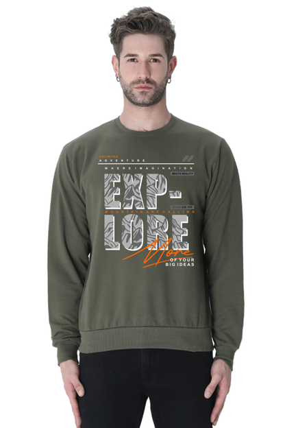 Printed Sweatshirt For Mens