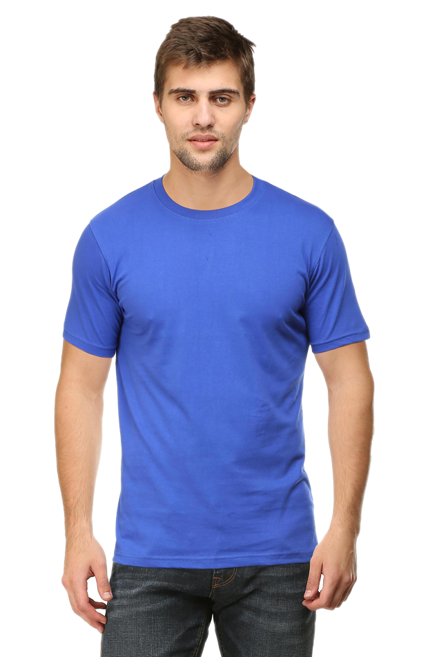 CrayLyf Mens Solid Roundneck T-Shirts